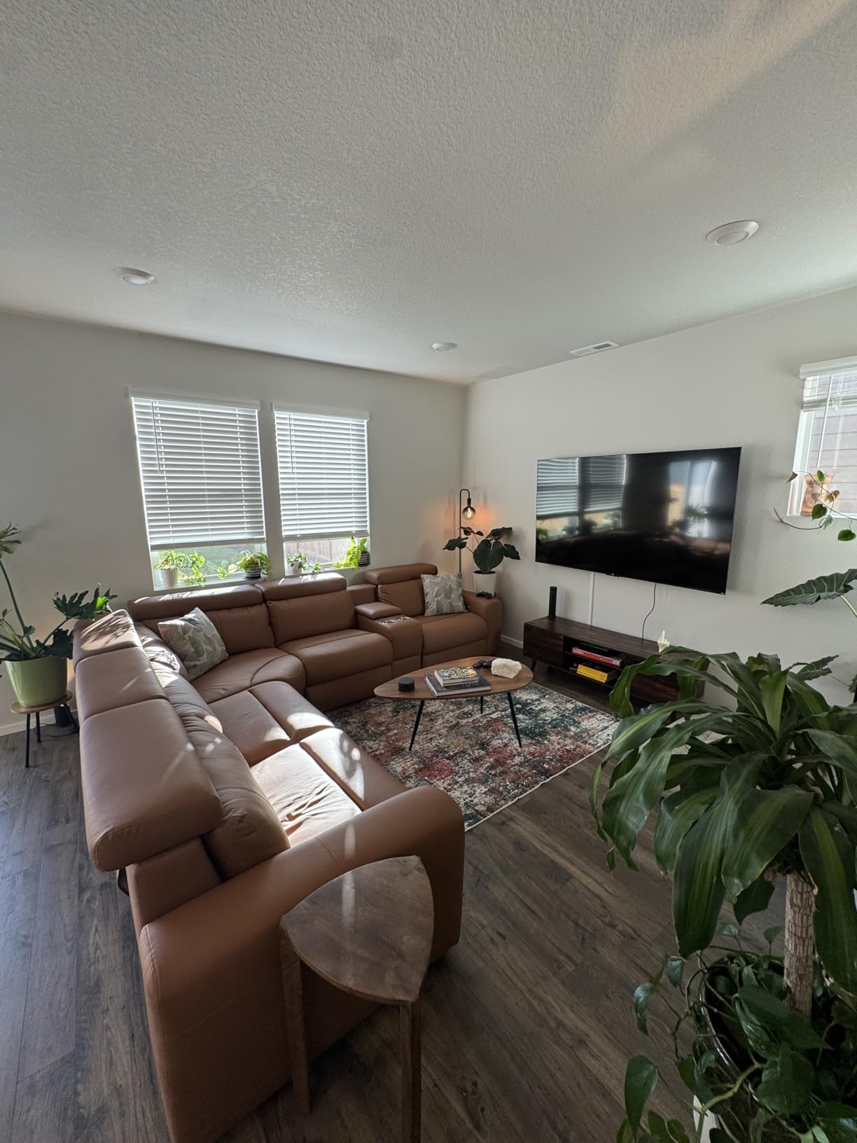 Power Reclining Sectional, Sectional Recliner, Leather Reclining Sectional customer photo 2