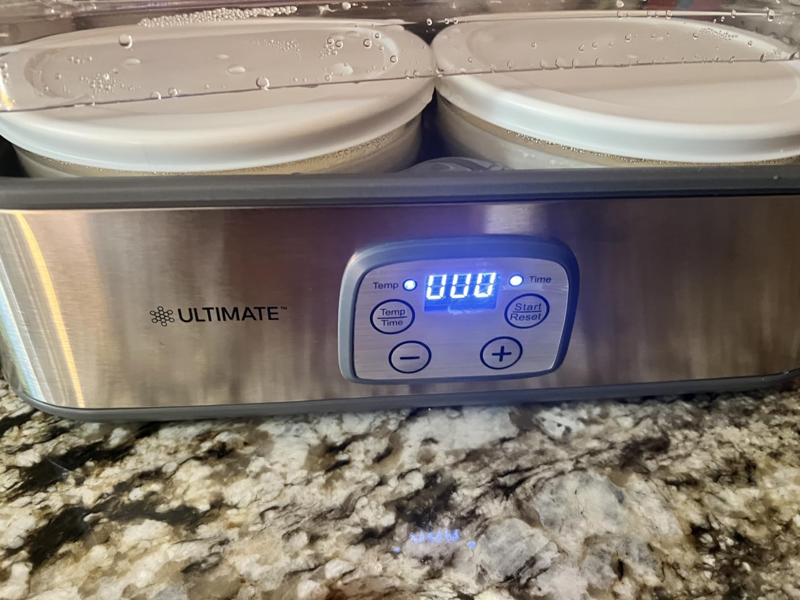 Ultimate Probiotic Yogurt Maker with Adjustable Time & Temperature Control, Make Trillions of Probiotics for Better Gut Health, Two 1-Quart Containers for Larger Batches, UNLIMITED LIFETIME WARRANTY customer photo 1