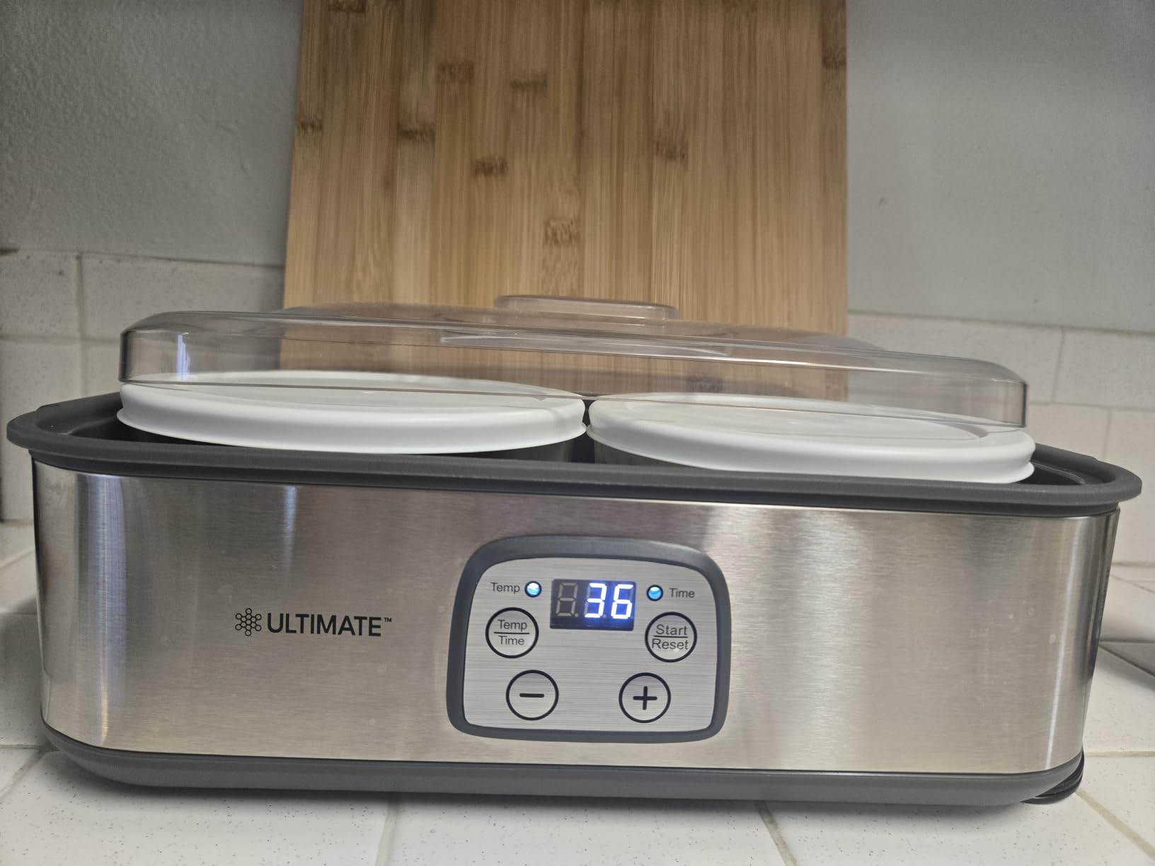 Ultimate Probiotic Yogurt Maker with Adjustable Time & Temperature Control, Make Trillions of Probiotics for Better Gut Health, Two 1-Quart Containers for Larger Batches, UNLIMITED LIFETIME WARRANTY customer photo 2