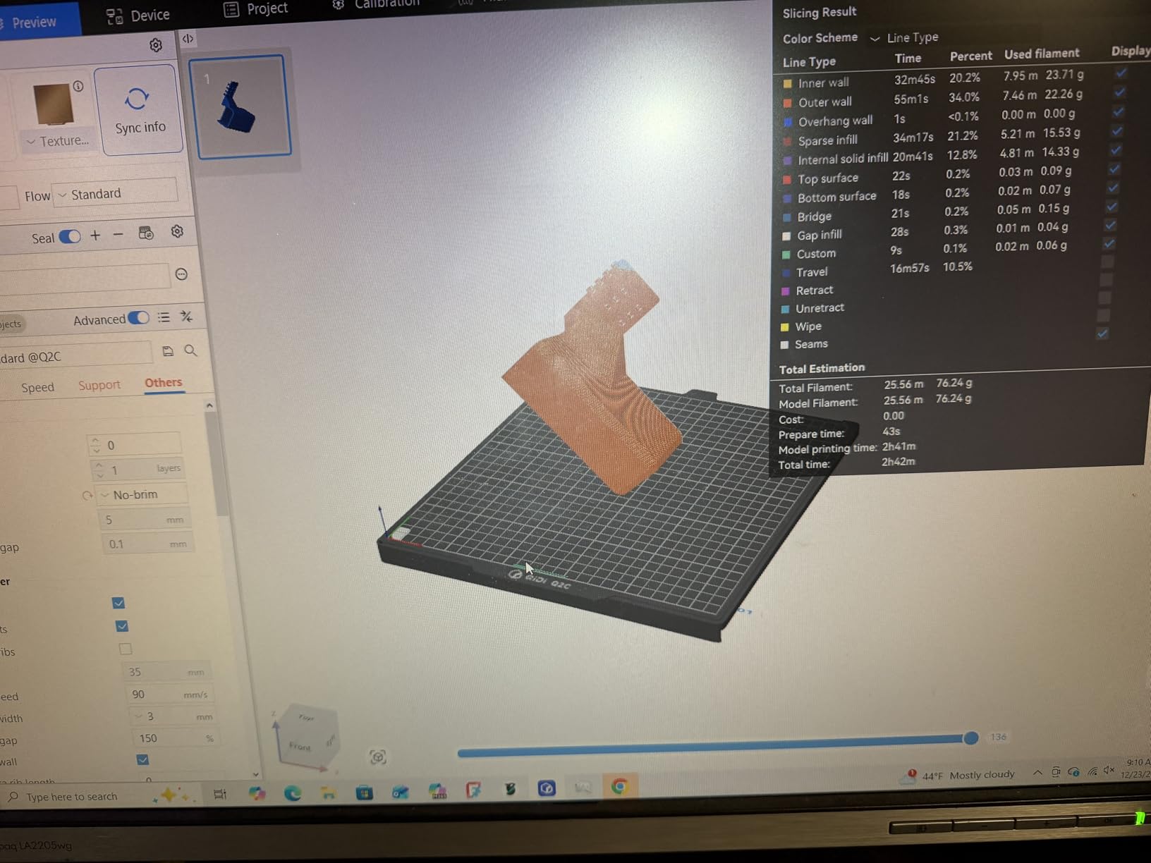 QIDI Q2C 3D Printer, 370℃ Bimetal Hotend Unlock PPS-CF, 600mm/s high Speed customer photo 2