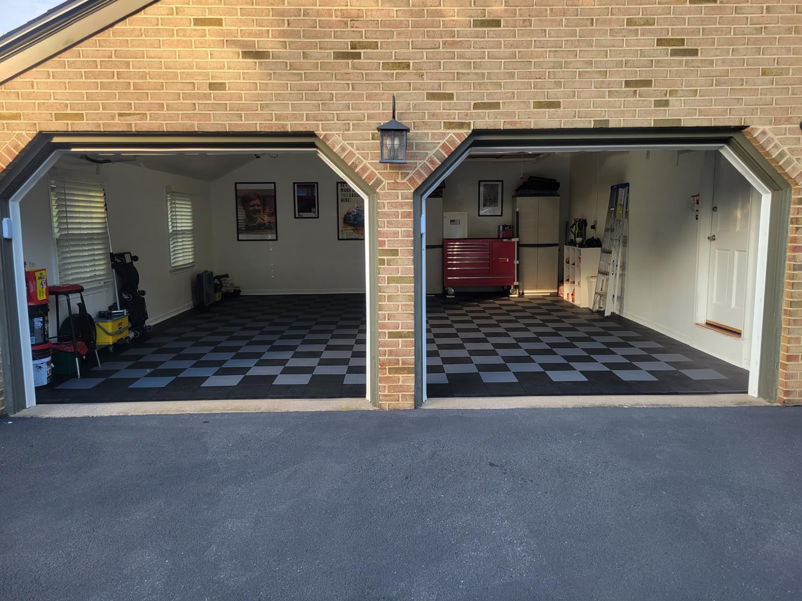 Garage Floor Tiles Interlocking Garage Flooring for Car Modular PlasticTile customer photo 1