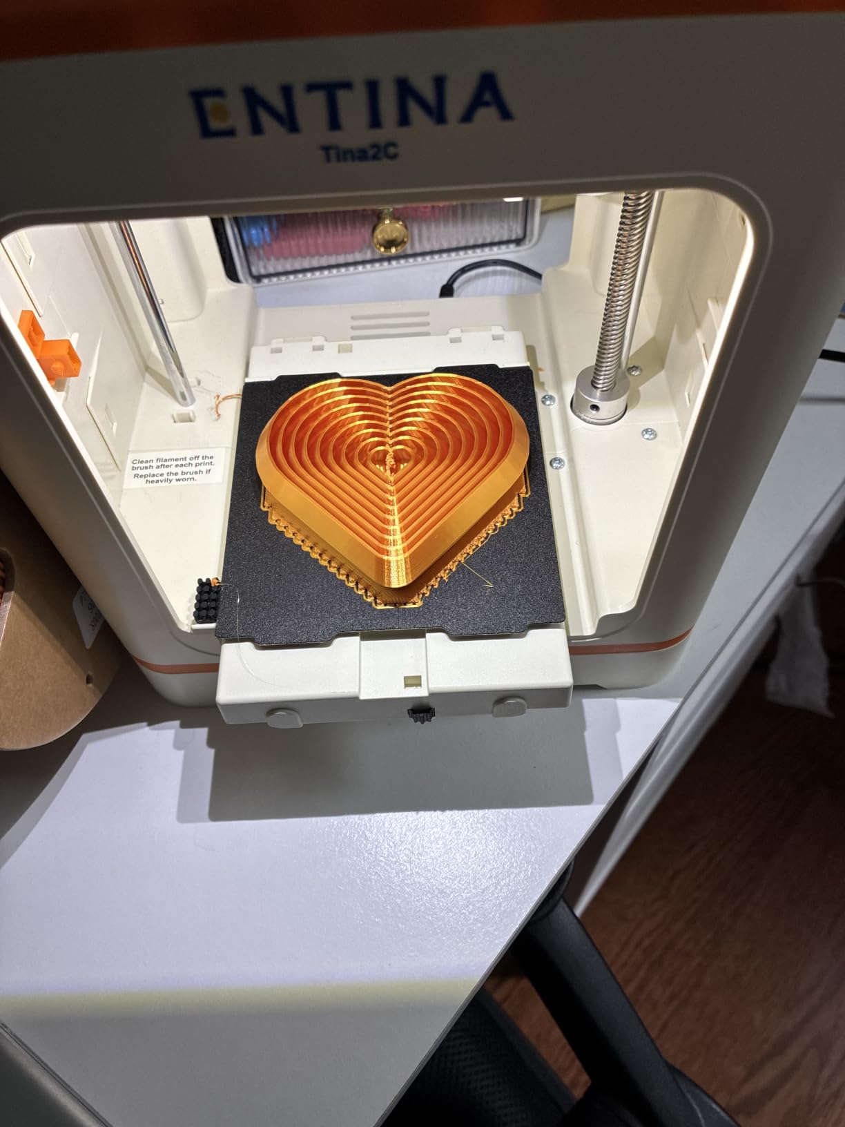 Entina Mini 3D Printers Tina2 Basic, Fully Assembled and Auto Leveling 3D Printer for Beginners and Kids, Easy Setup, Safe Design, High Precision Printing FDM Mini 3D Printer for Home & School customer photo 2