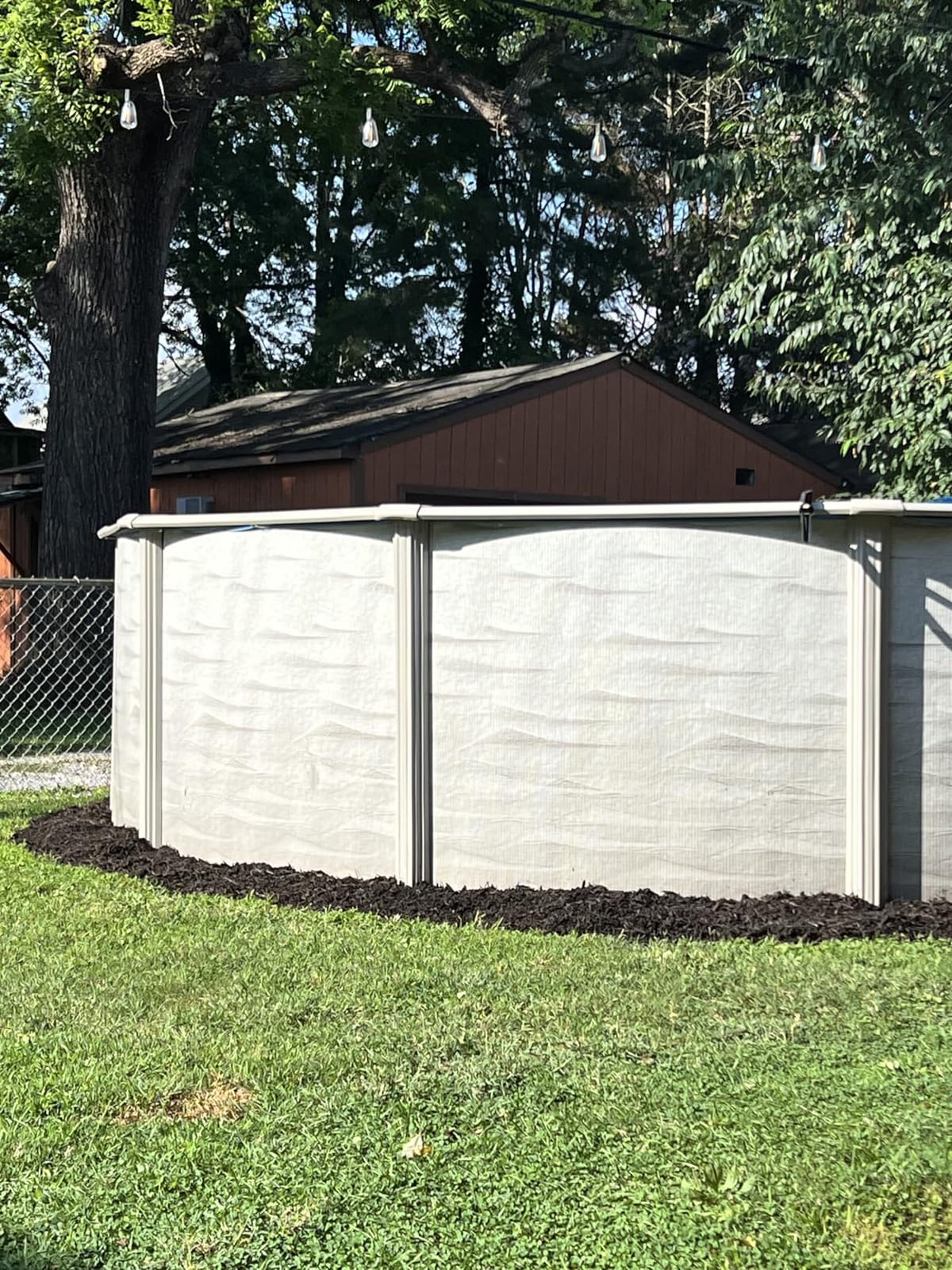 FEED GARDEN 4FT x 300FT Landscape Fabric Weed Barrier Fabric, Heavy Duty 3.2oz Weed Control Mat, Weed Blocker Ground Cover Geotextile Fabric for Gardening, with 20 U-Shaped Stakes customer photo 2