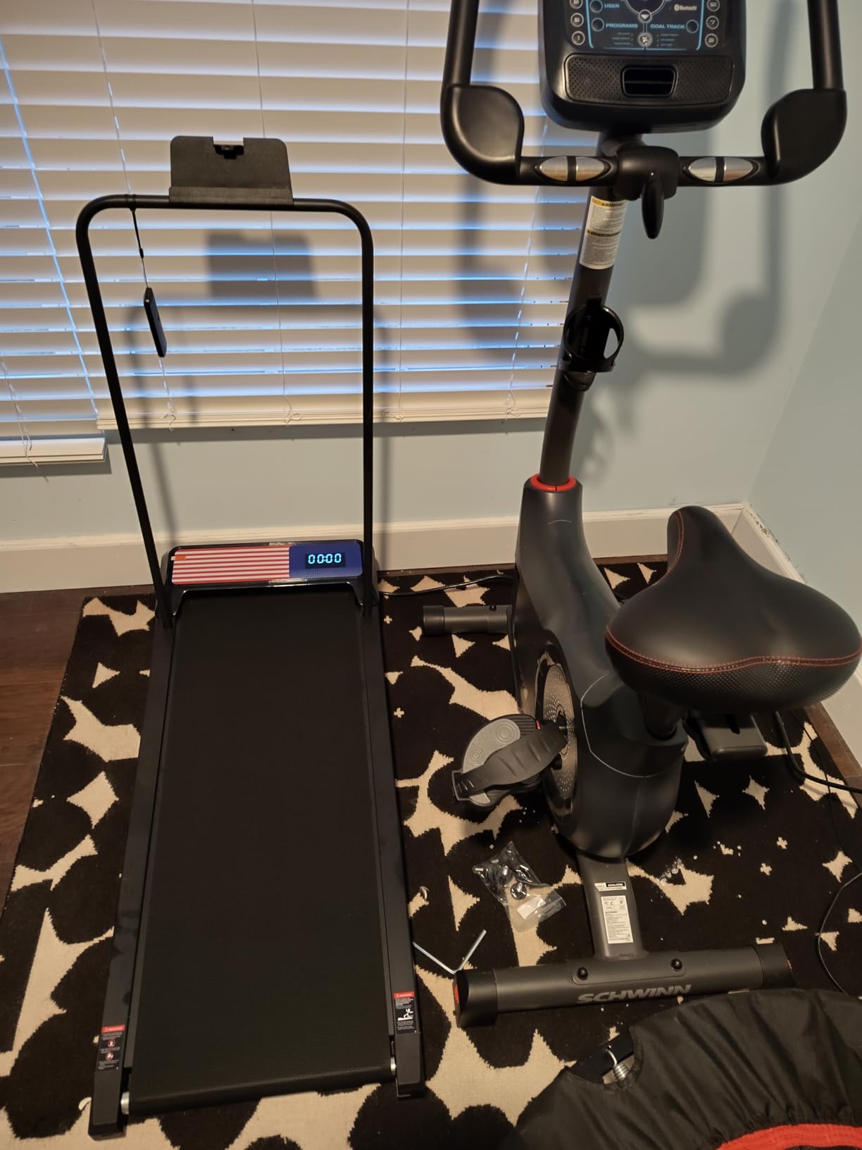 Under Desk Treadmill with Incline and Handlebar | Compact Treadmill,Perfect for Running, Walking & Under-Desk Use,Quiet Operation for Home or Office customer photo 1