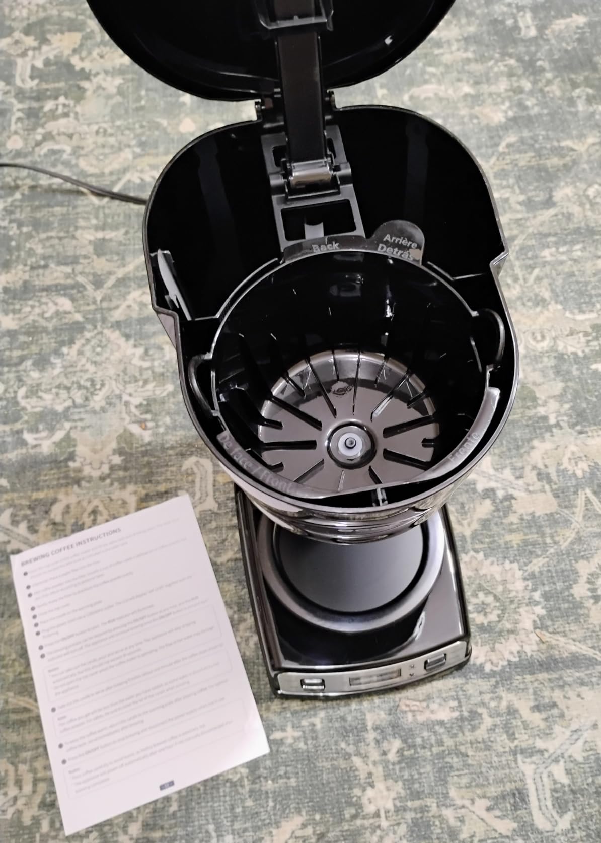 ecozy 12-Cup Drip Coffee Maker with Electric Coffee Grinder Combos customer photo 1