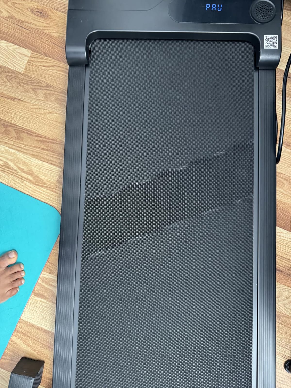 Walking Pad Treadmill for Home - Under Desk Treadmills Portable Mini Compact Walk Pads for Small Spaces Office Indoor Apartment Floor Flat Running Machine with Remote Quiet Lightweight customer photo 2