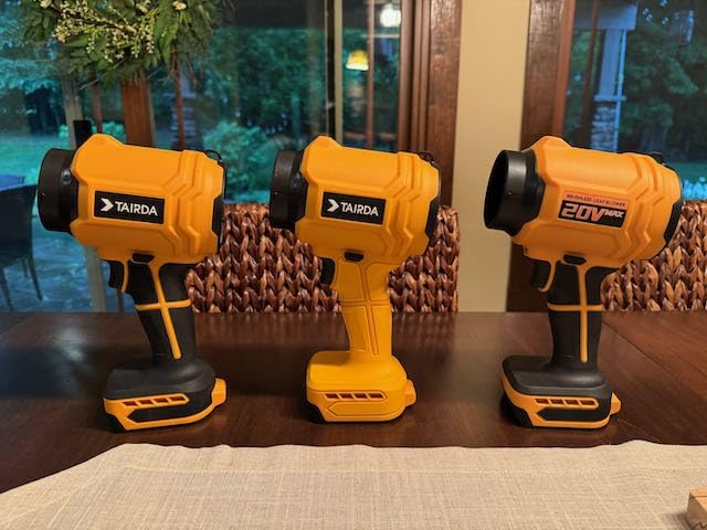 Cordless Leaf Blower for DEWALT 20V Max Battery, 720-CFM 180-MPH Handheld Electric Brushless Dust Blower with Light, Battery Powered Leaf Blowers for Patio, Lawn Care, Leaves (4.0Ah Battery Included) customer photo 1