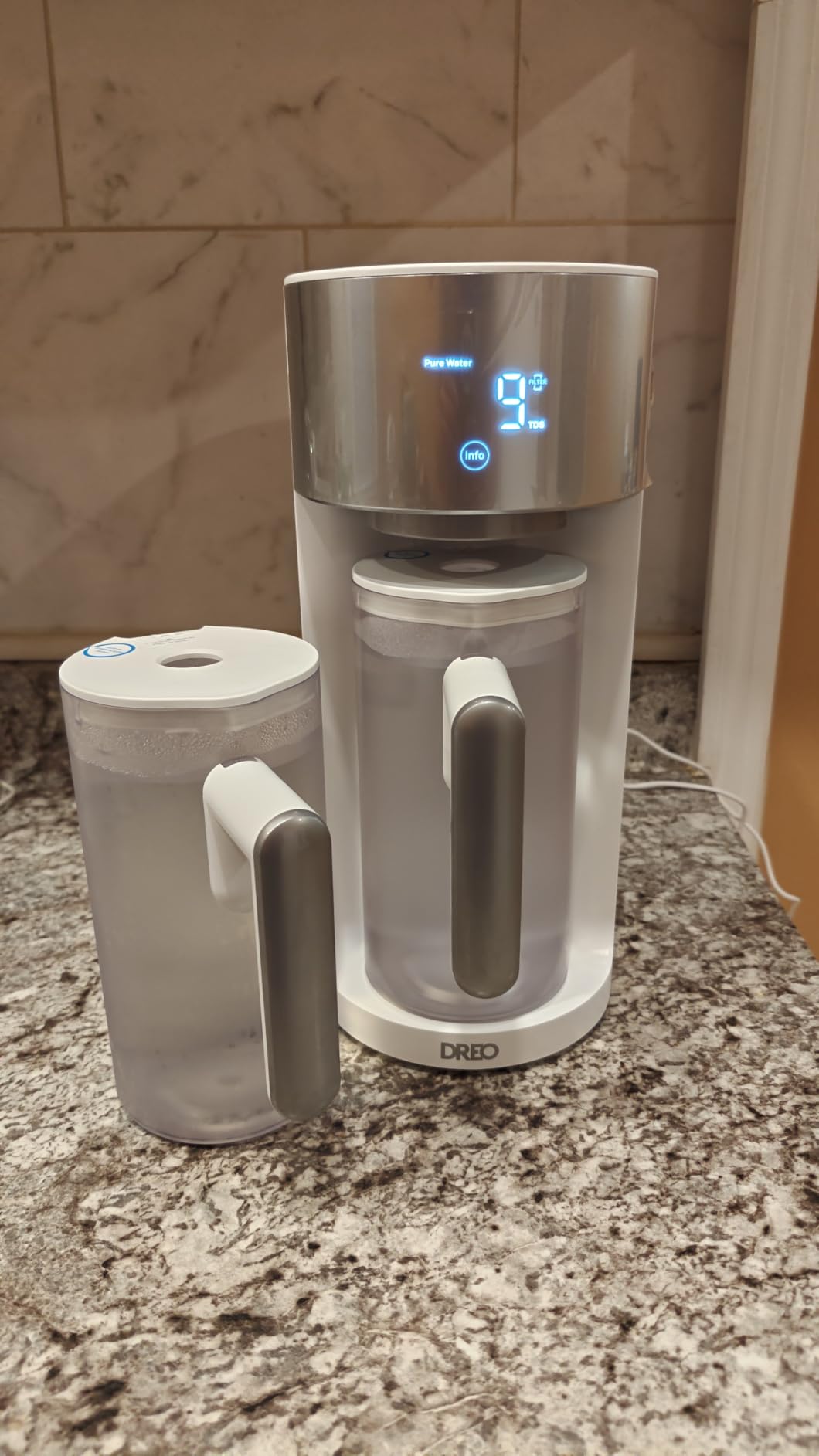 DREO Reverse Osmosis Water Filter System Countertop, RO Water Filter 112 3L customer photo 2