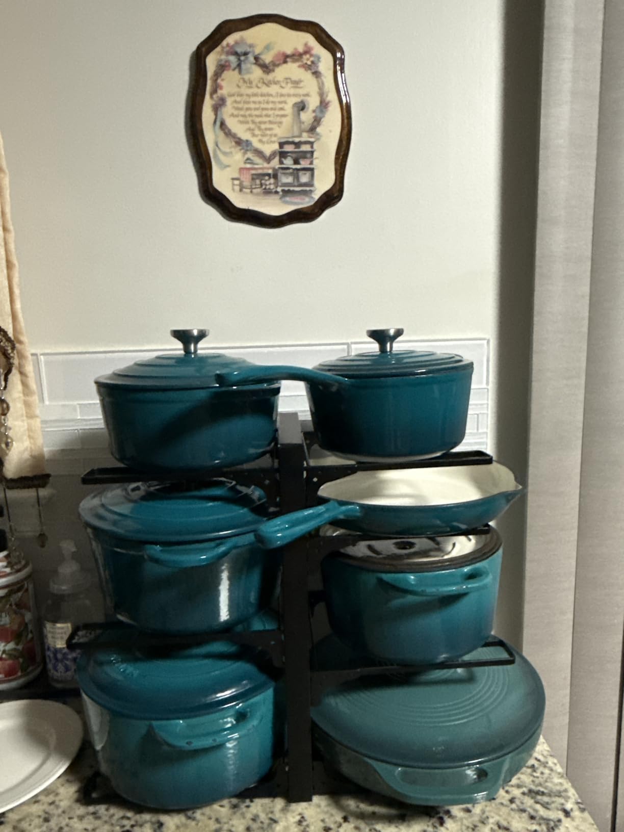 QuliMetal 5-Piece Navy Blue Enameled Cast Iron Cookware Set customer photo 1