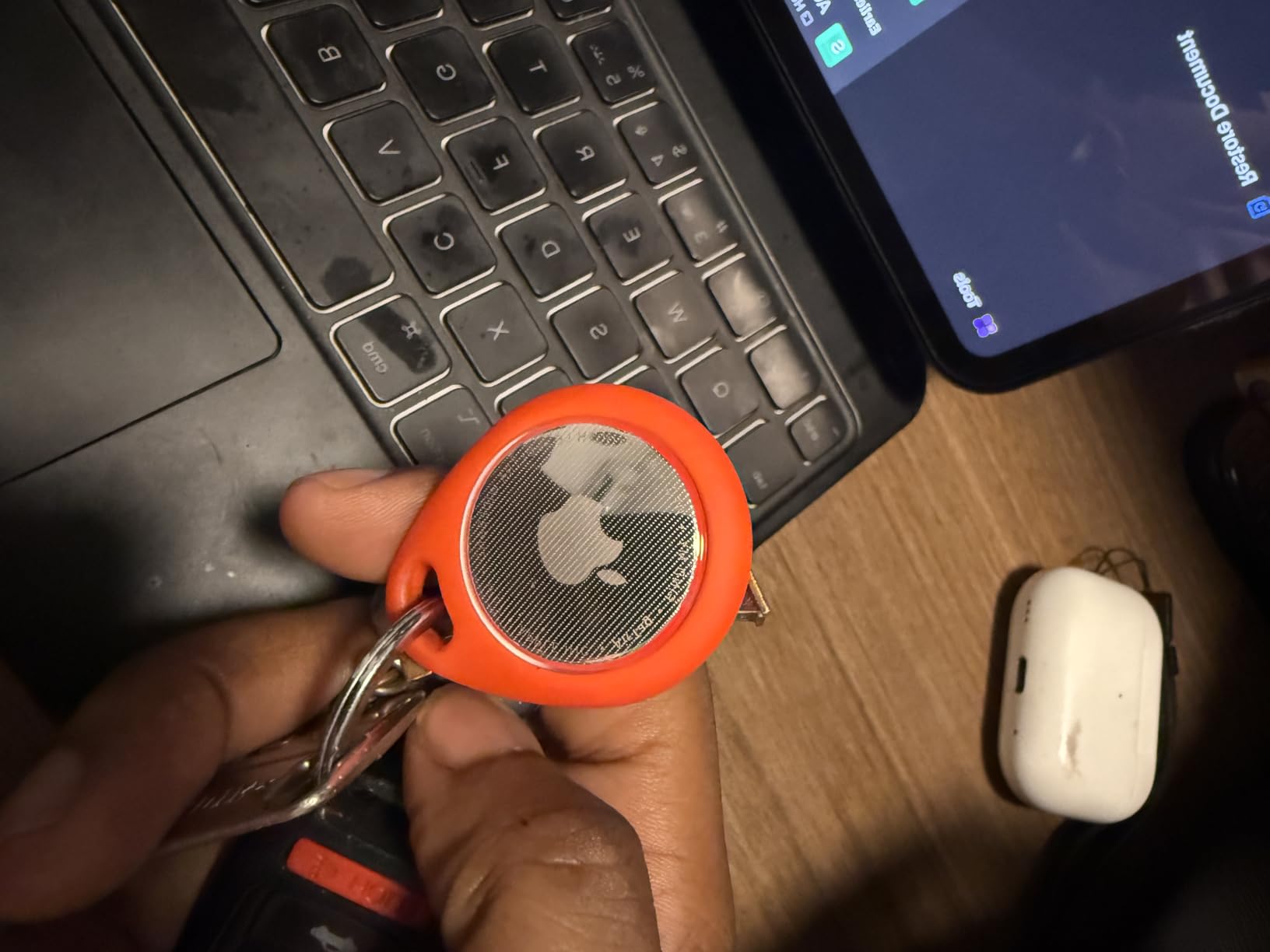 Apple AirTag (2nd Generation) - 4 Pack: Tracker for Keychain, Wallet, and More; Locator with Sound; Simple One-Tap Setup with iPhone or iPad; Key Finder with up to 1.5X Precision Finding Range* customer photo 1