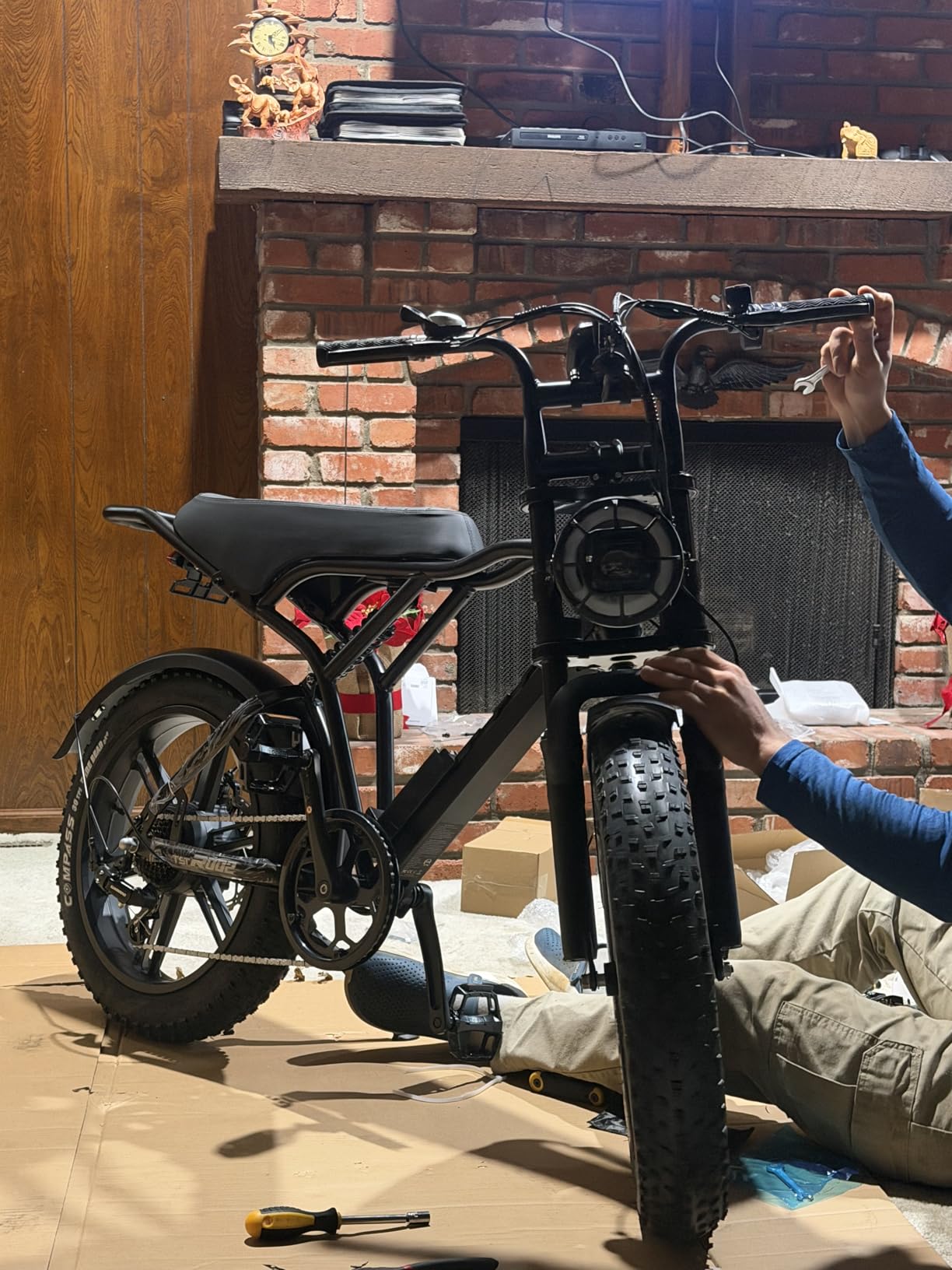 TST Electric Bike for Adults, 48V 15Ah Battery for Urban Cycling, Fat Tire customer photo 1