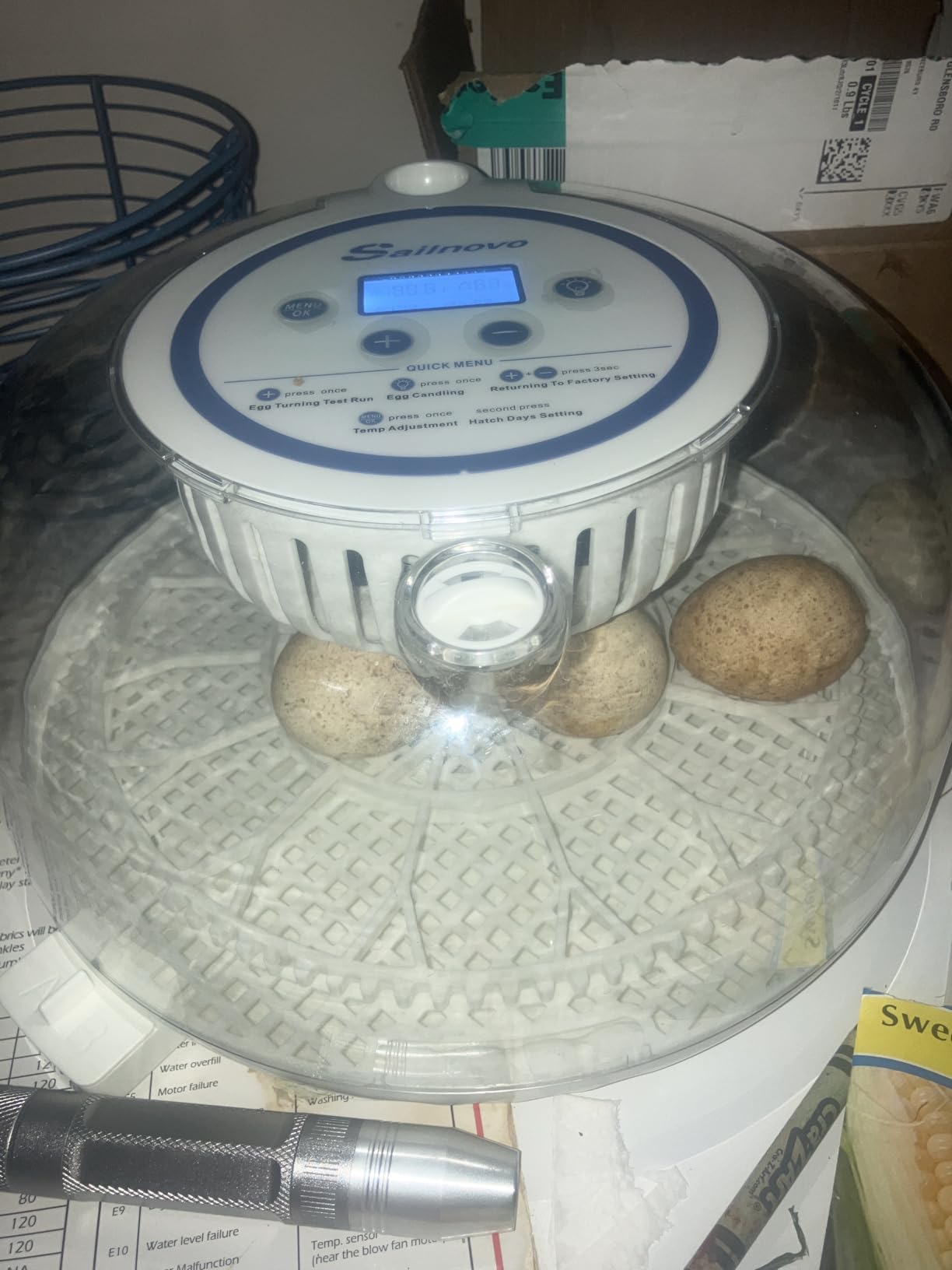 Sailnovo 12 Egg Incubators for Hatching Egg with Auto Humidification customer photo 2