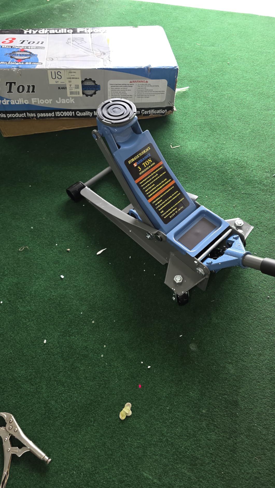 LARBANKE 3Ton Hydraulic Floor Jack,6600LBS Car Jack Lift Range:5.31