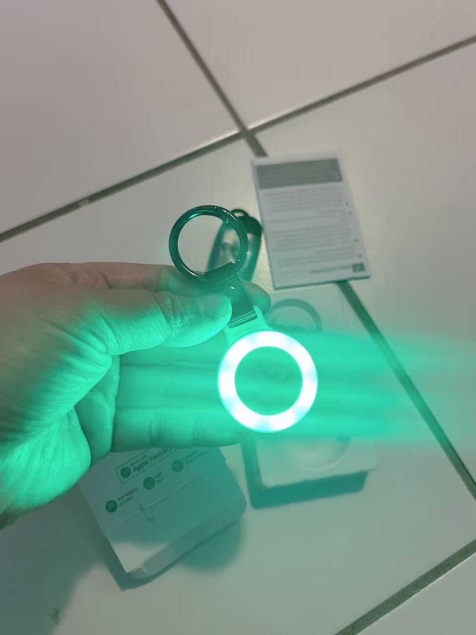 Pet Tracker for Dogs Cats, Location & LED Night Light Tag, No Monthly Fee customer photo 2