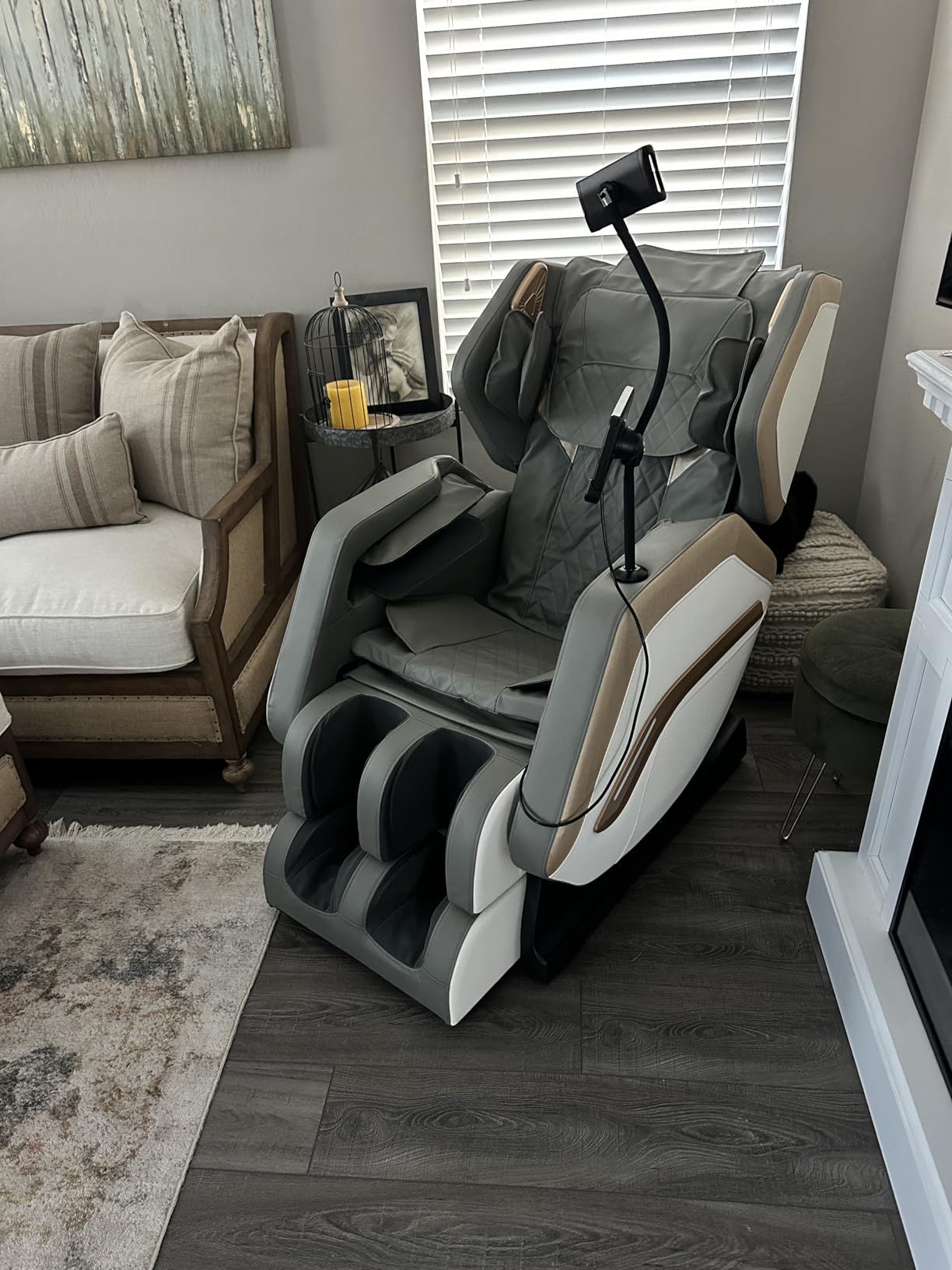 Massage Chair Full Body 14 Fixed Roller Zero Gravity 5 Auto Modes customer photo 1