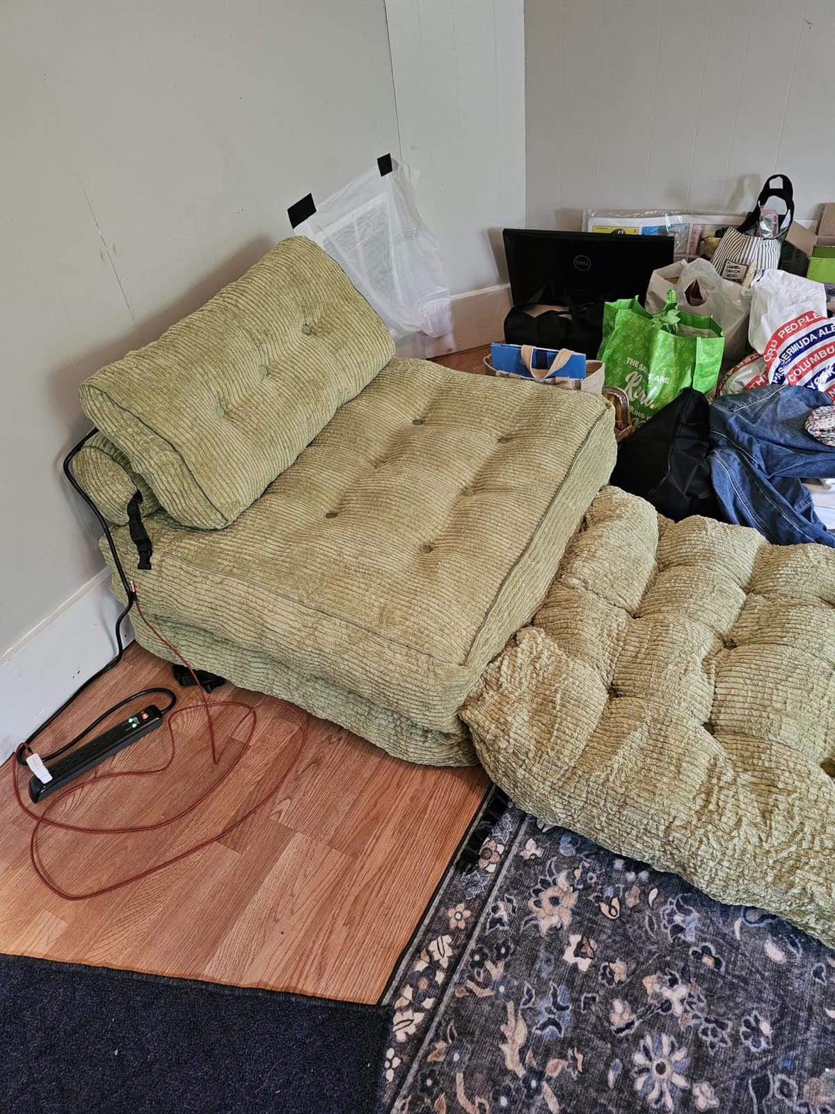 MAXYOYO Folding Sofa Bed, Convertible Chair Bed with Pillow customer photo 1