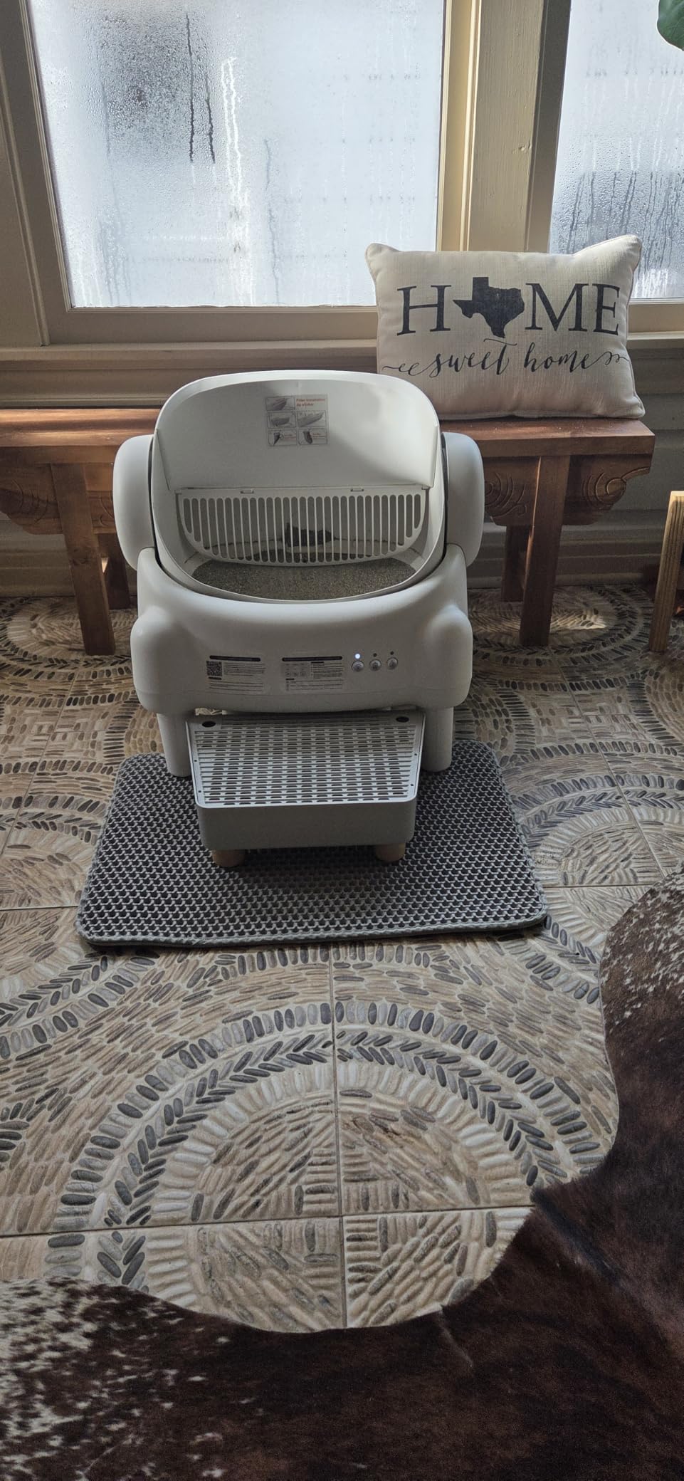 Paruuntys Automatic Litter Box,Safety Sensor,App Control,Open-top Design customer photo 1