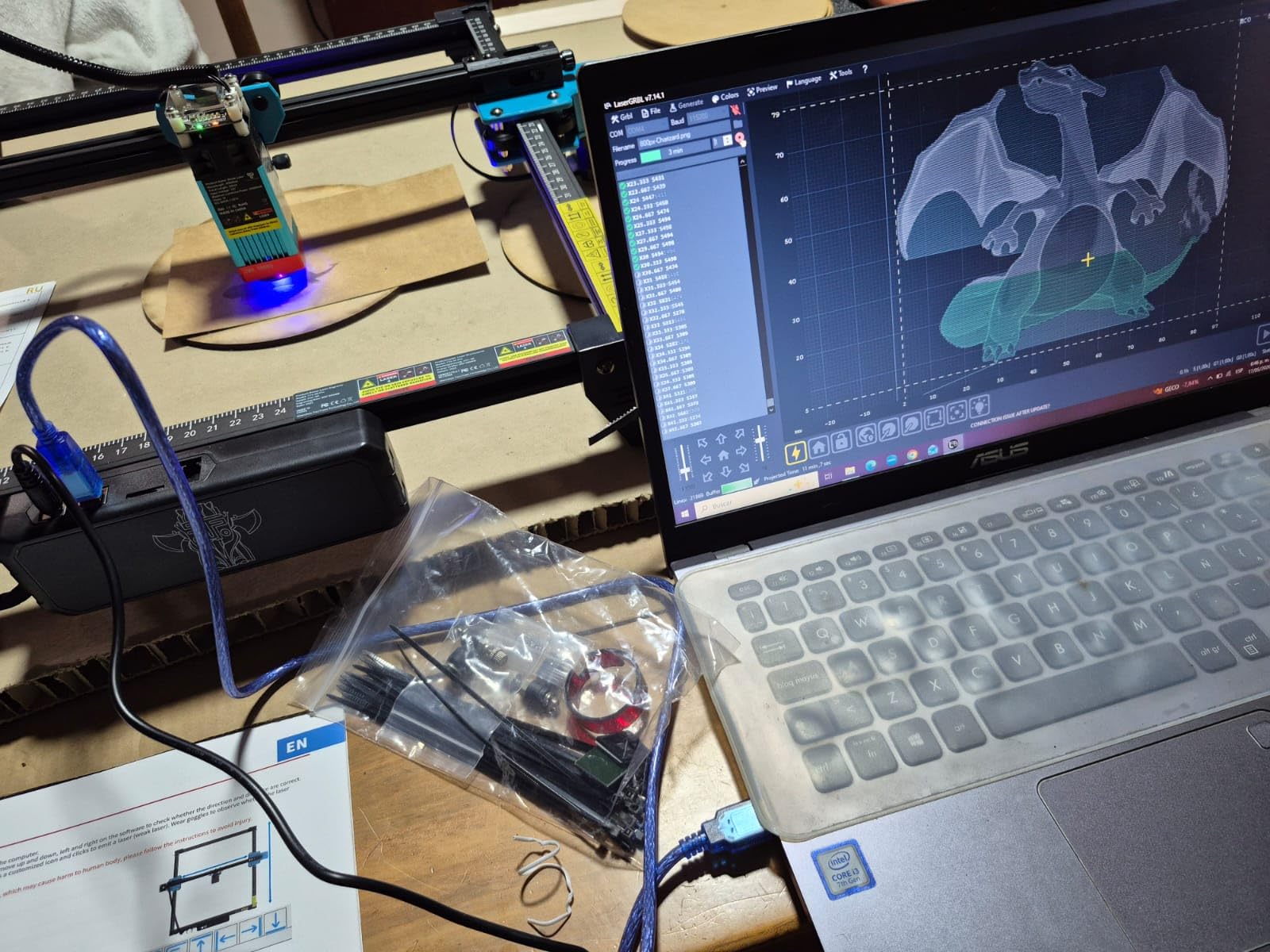 Twotrees TTS-20 Pro Laser Engraver, 20000mW Laser Engraver Machine customer photo 2