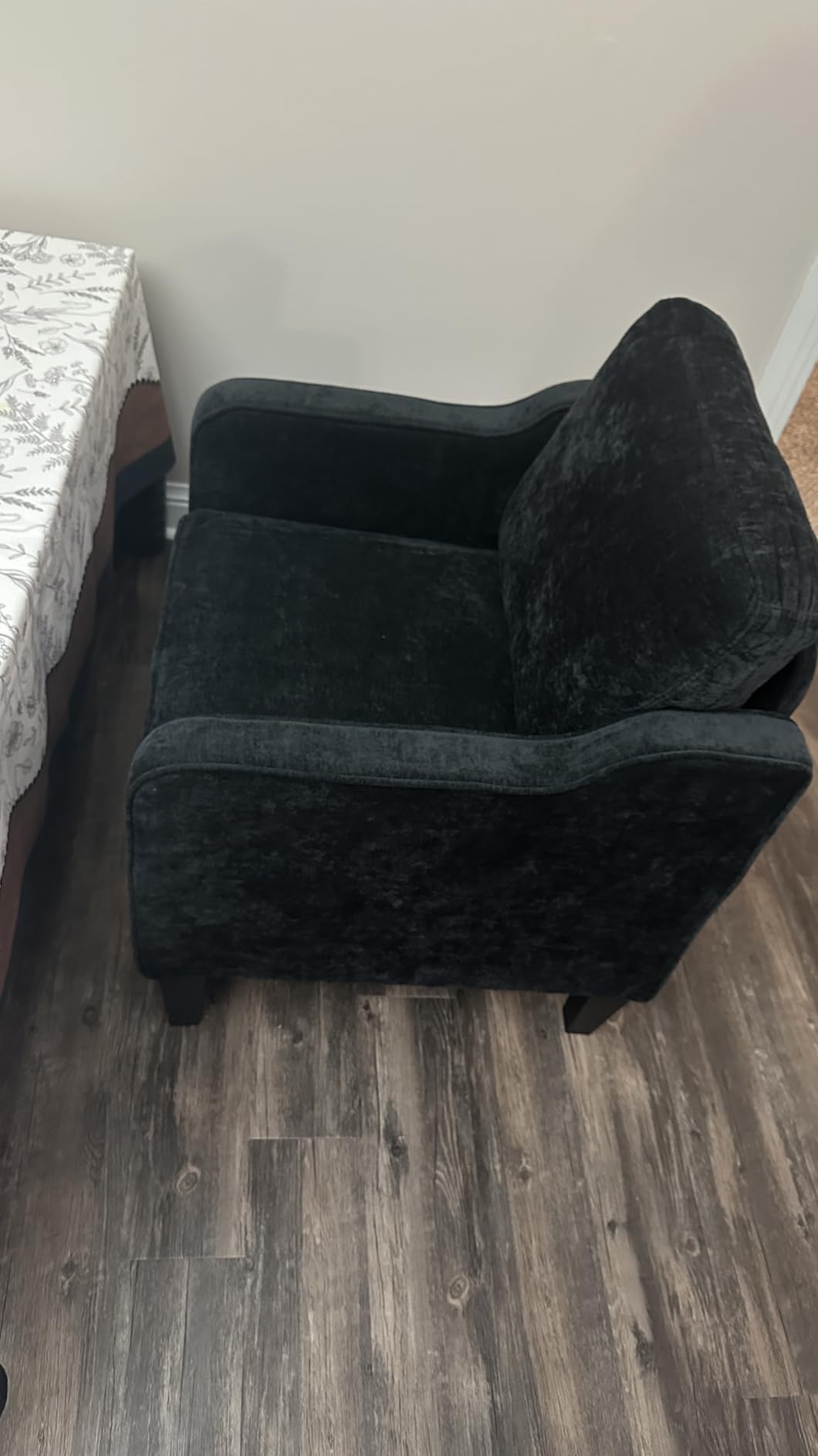 Accent Chairs Set of 2, Upholstered Living Room Chair with Side Pockets, Mid Century Modern Reading Chair for Bedroom, Comfy Armchair Single Sofa Side Chair for Office, Small Room, Light Brown customer photo 1