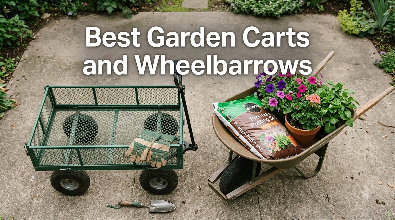 Best Garden Carts and Wheelbarrows