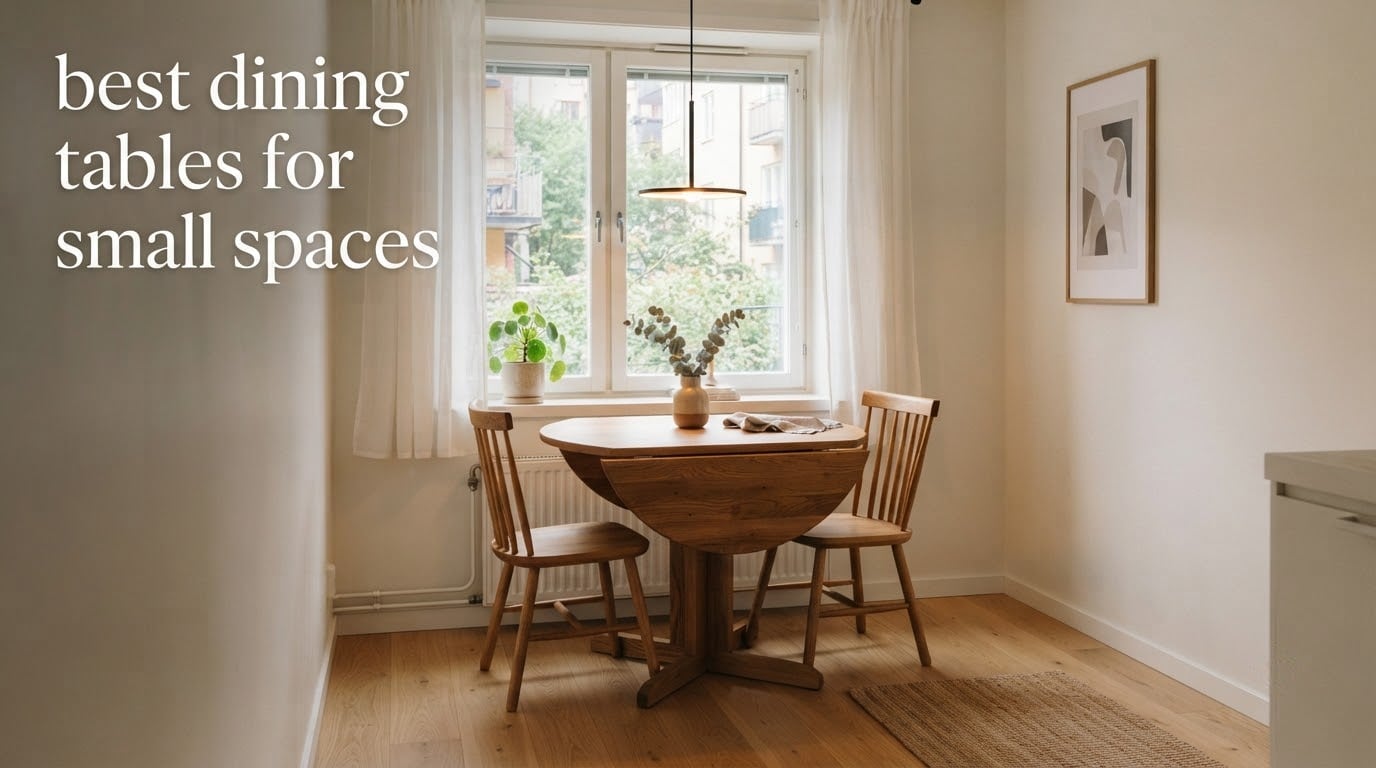 best dining tables for small spaces