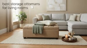 best storage ottomans for living rooms