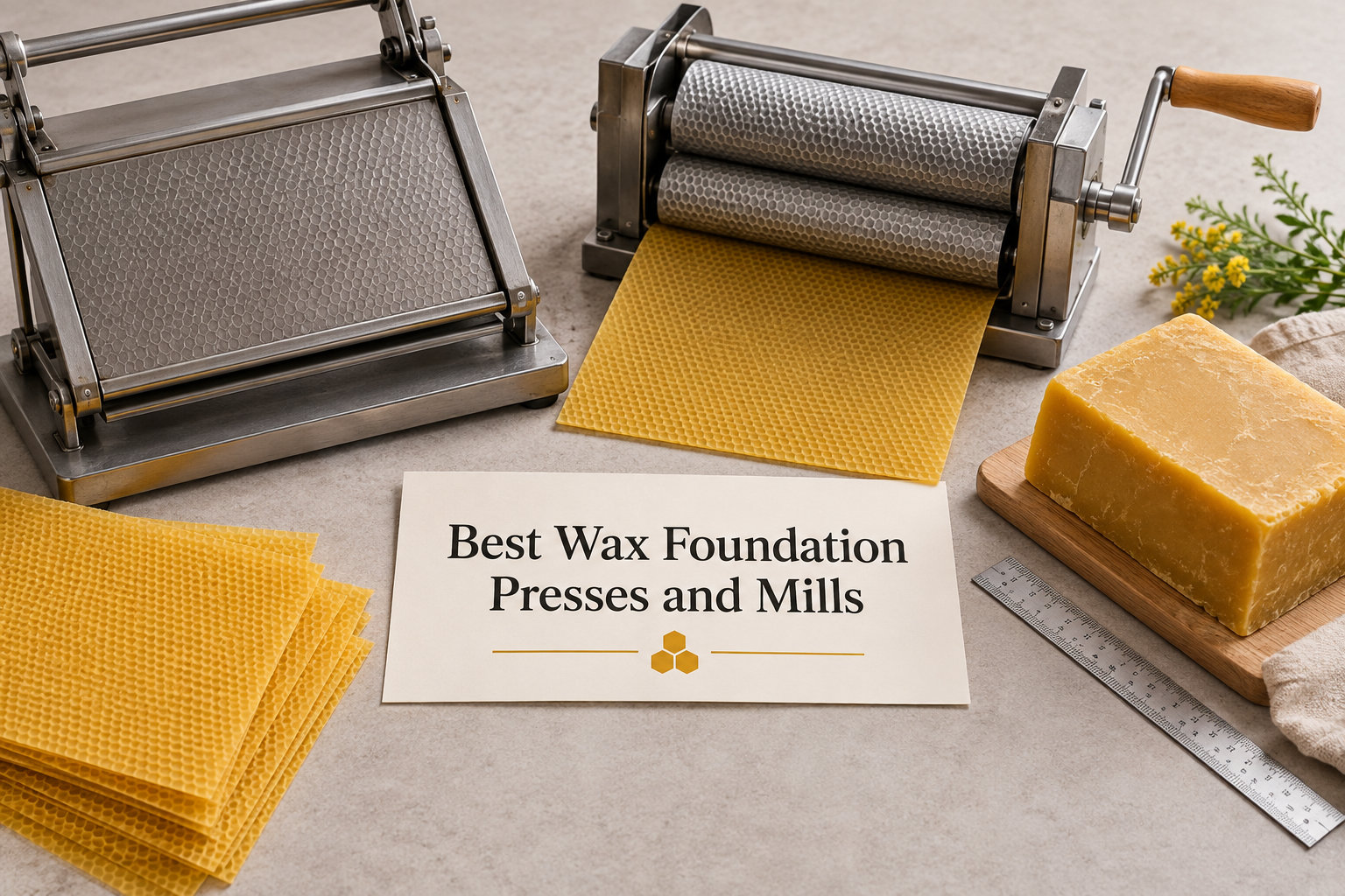 Best Wax Foundation Presses and Mills