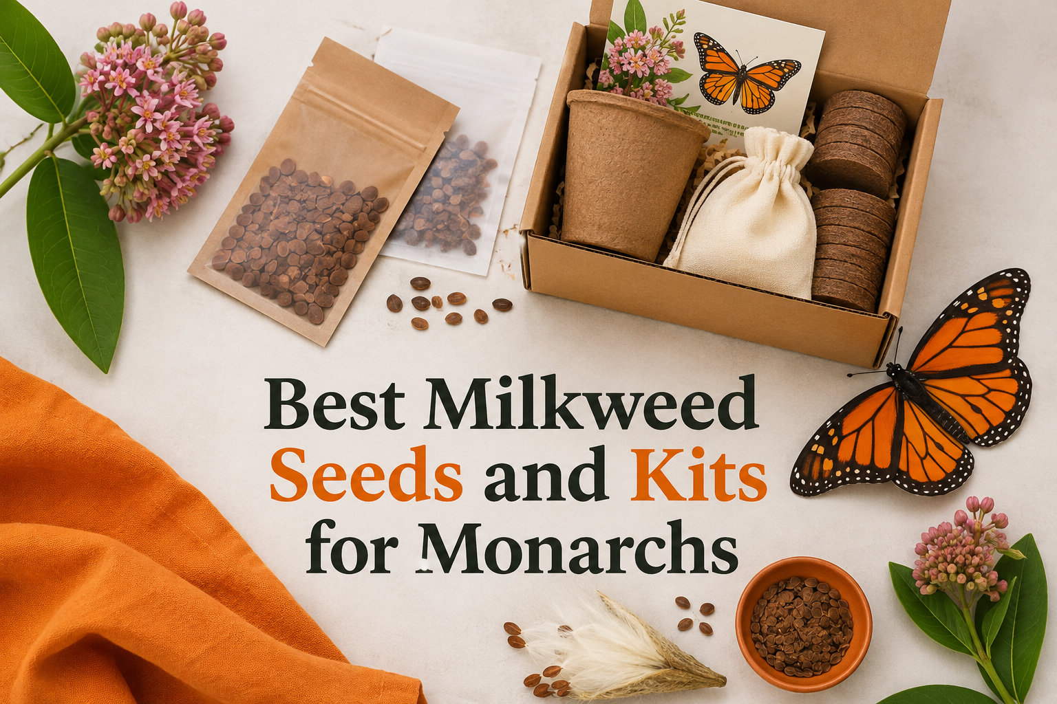 Best Milkweed Seeds and Kits for Monarchs