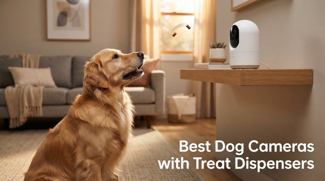 Best Dog Cameras with Treat Dispensers