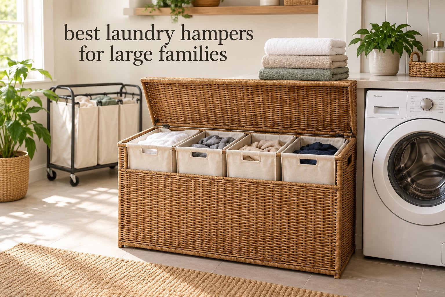 best laundry hampers for large families