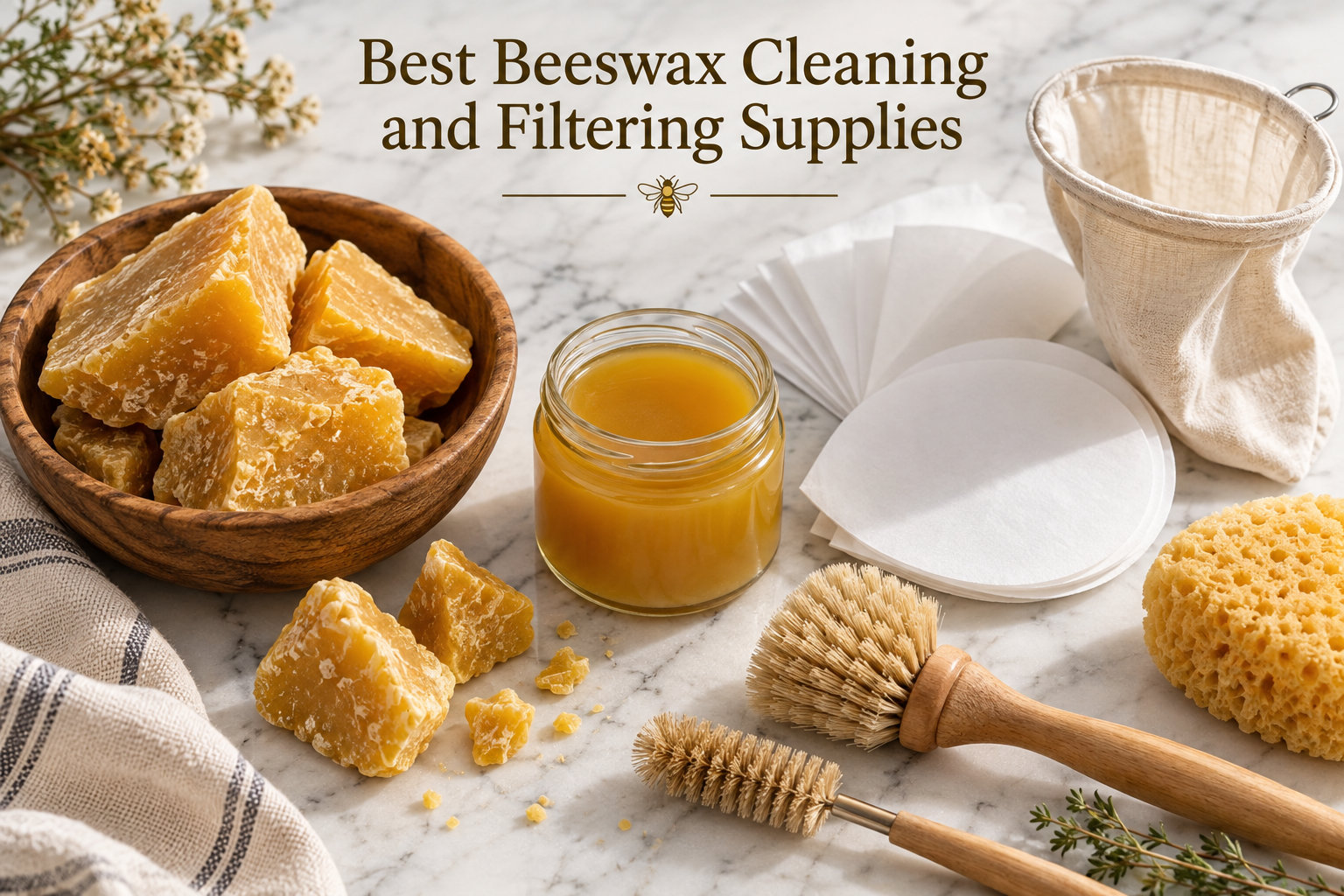 Best Beeswax Cleaning and Filtering Supplies