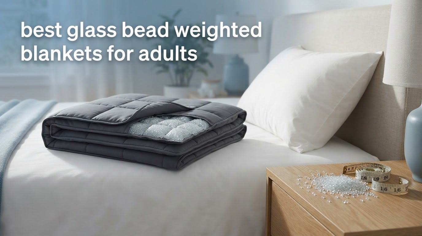 best glass bead weighted blankets for adults