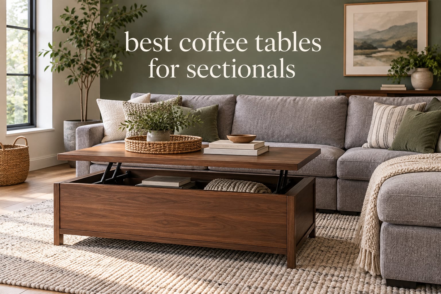 best coffee tables for sectionals