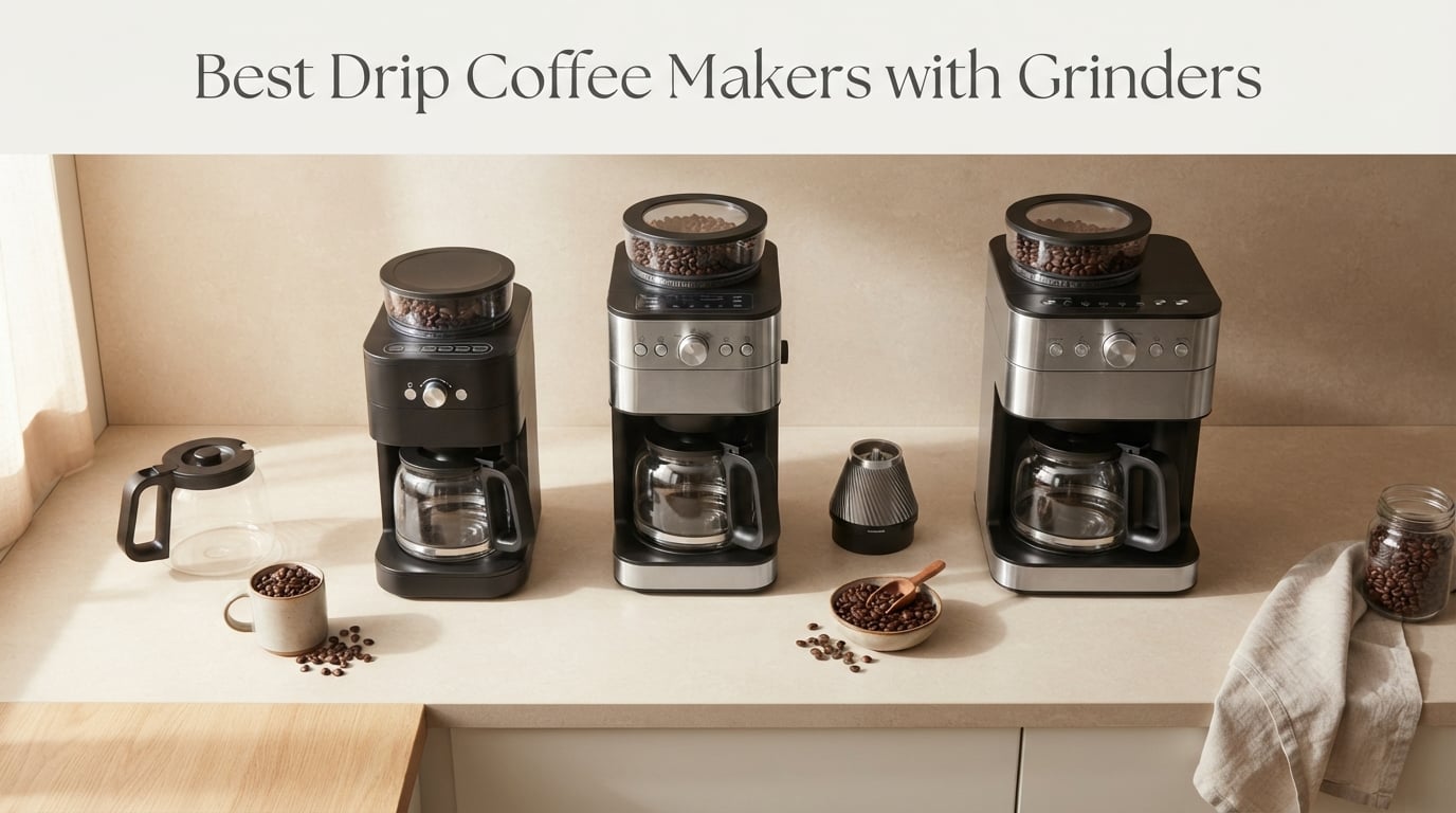 Best Drip Coffee Makers with Grinders