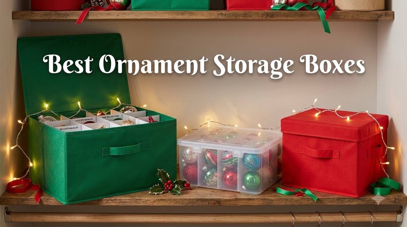 Best Ornament Storage Boxes