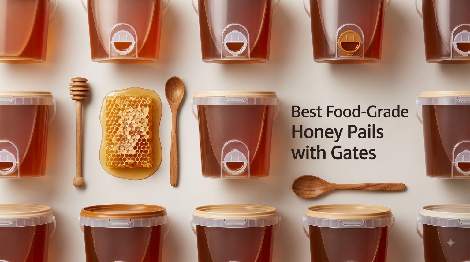 Best Food-Grade Honey Pails with Gates
