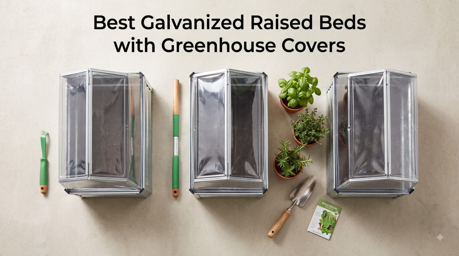 Best Galvanized Raised Beds with Greenhouse Covers