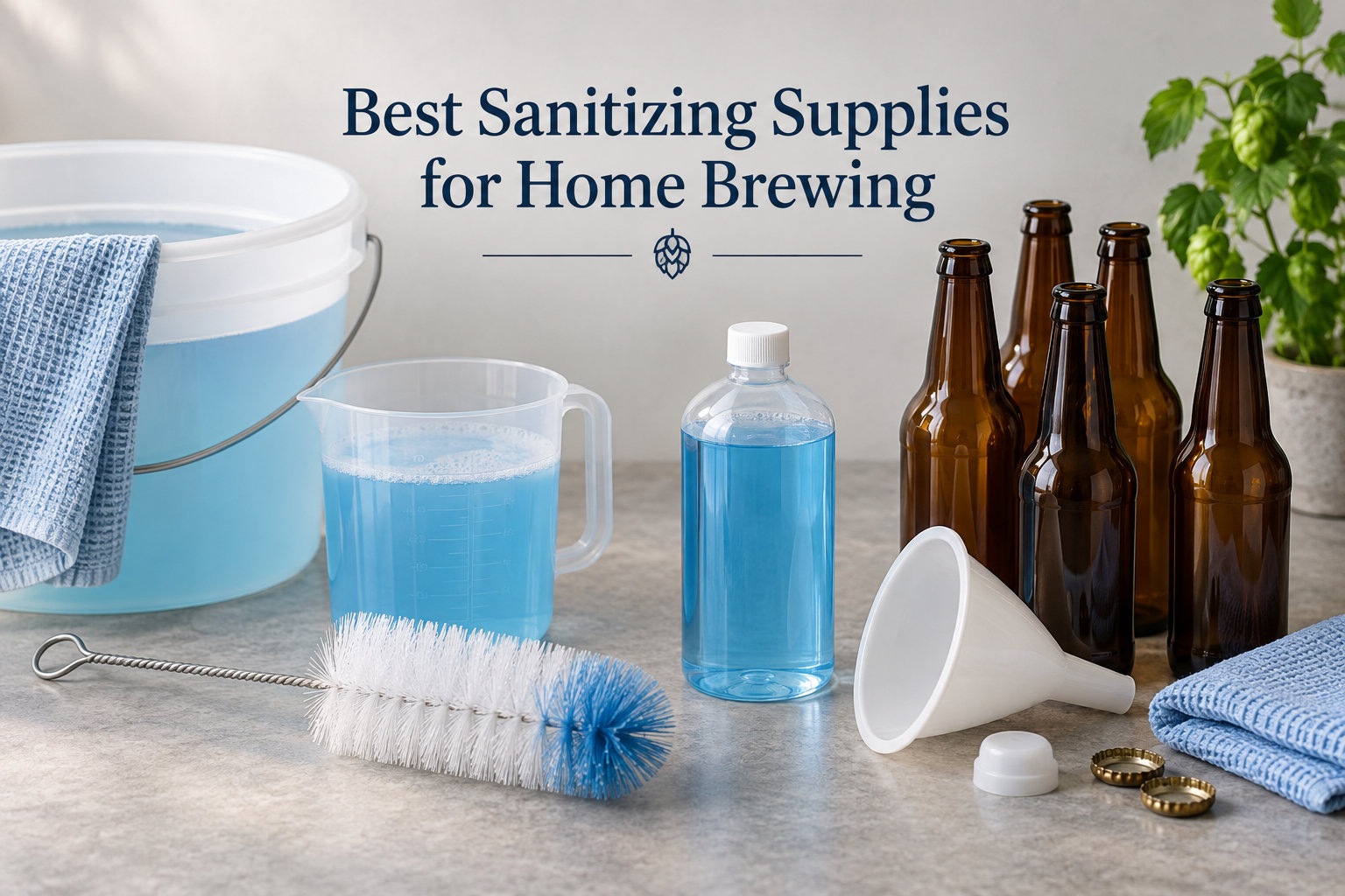 Best Sanitizing Supplies for Home Brewing