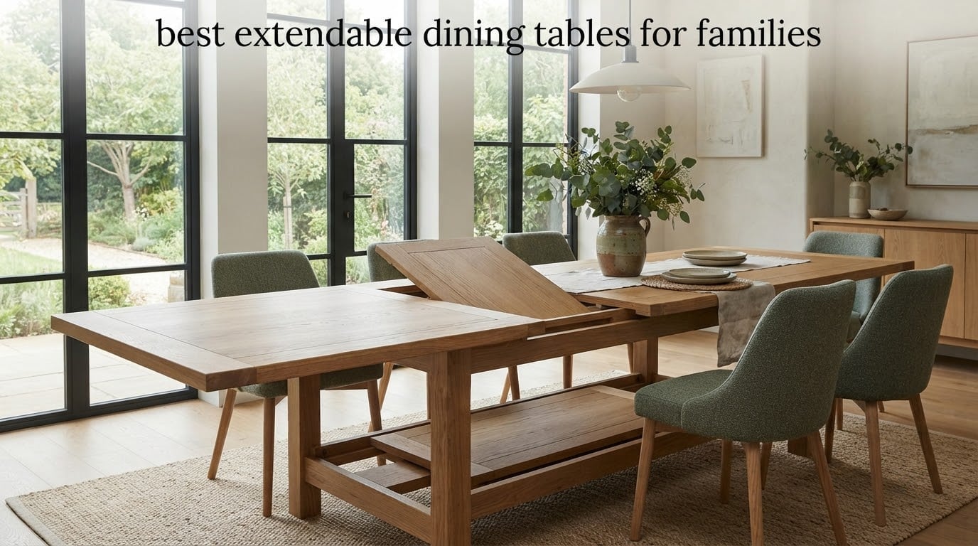 best extendable dining tables for families