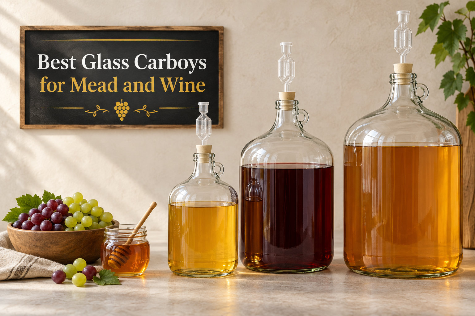 Best Glass Carboys for Mead and Wine