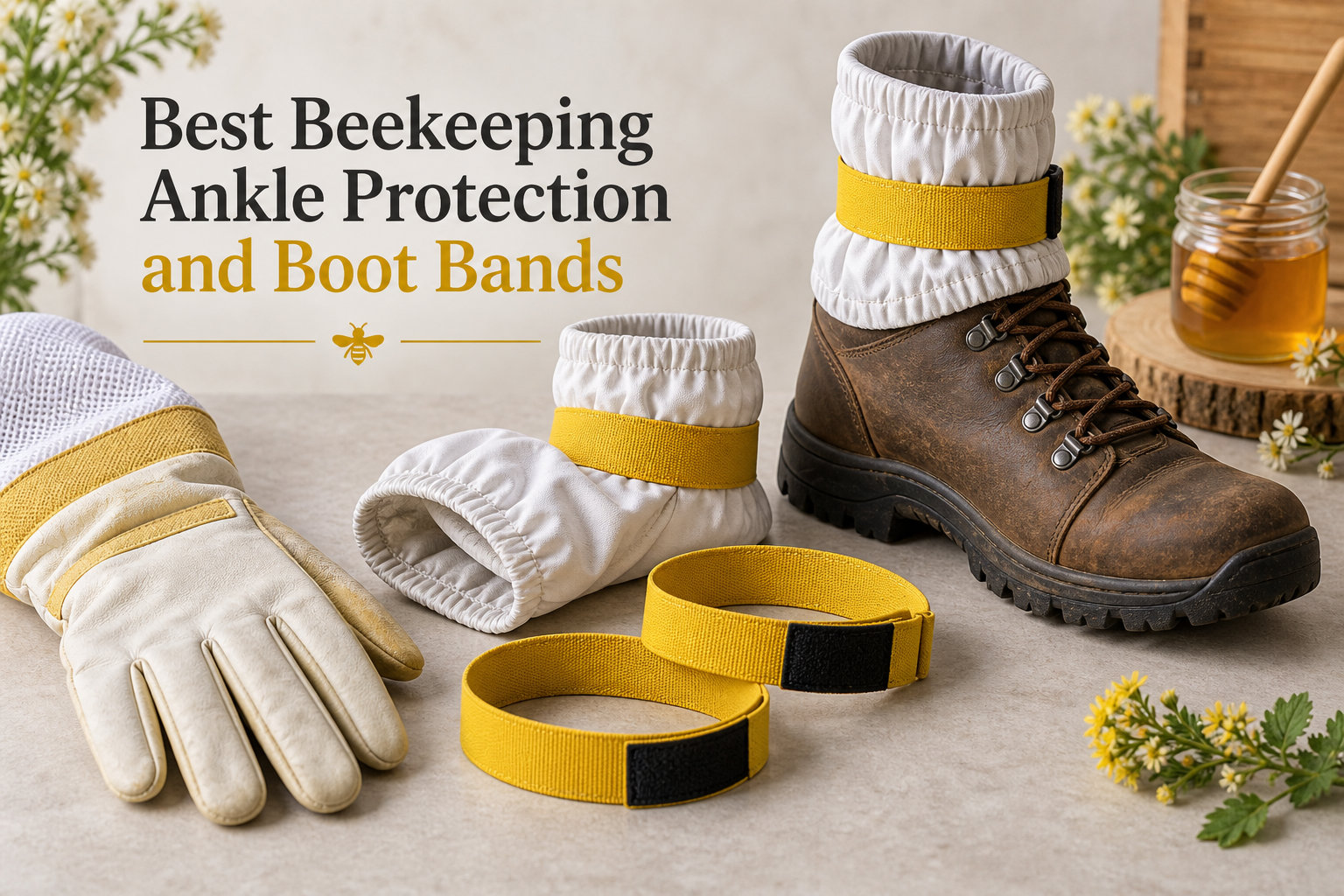 Best Beekeeping Ankle Protection and Boot Bands