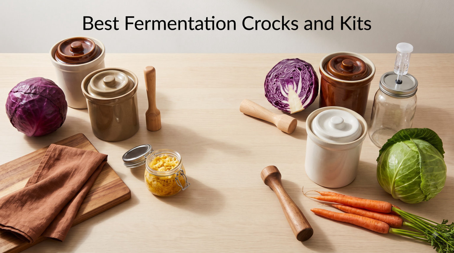Best Fermentation Crocks and Kits