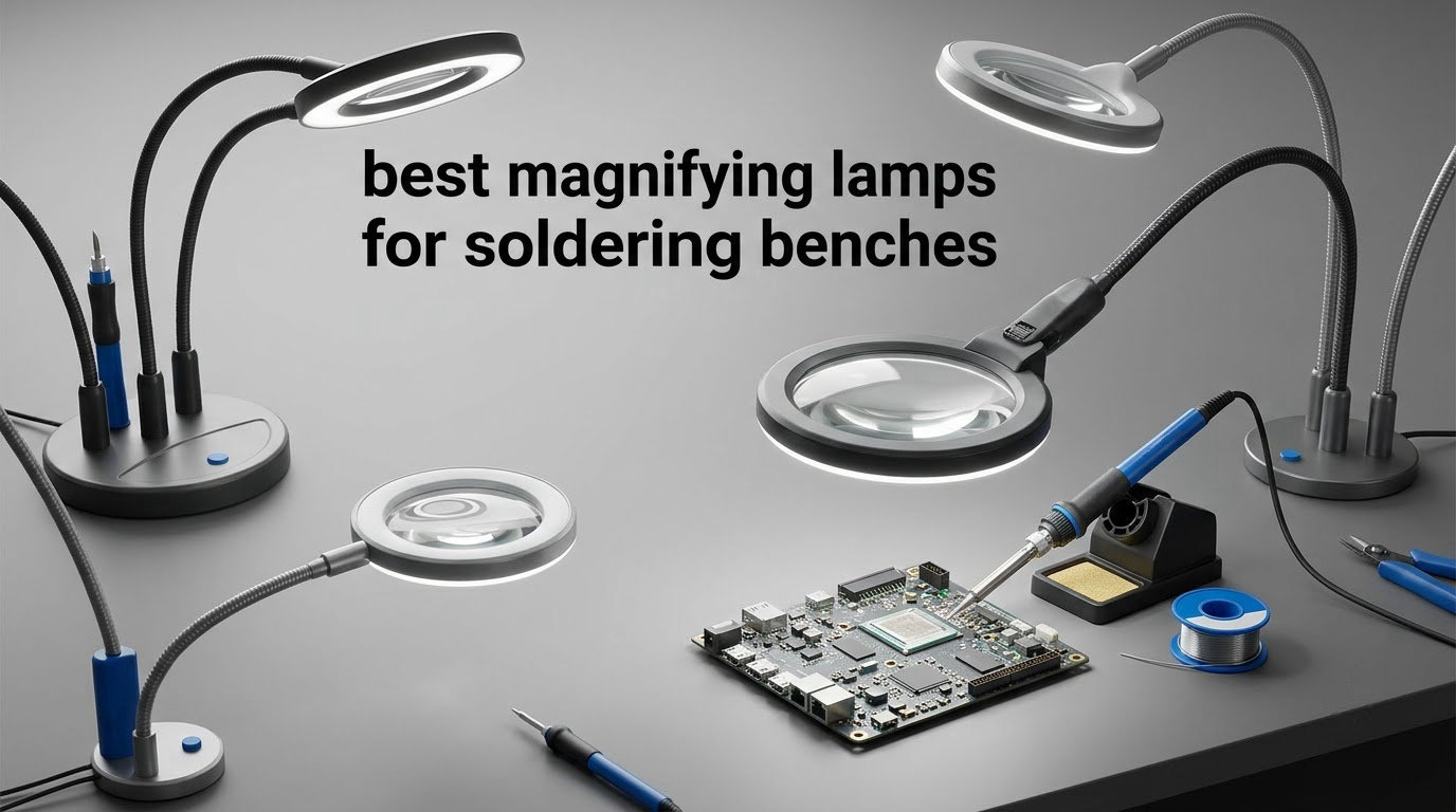 best magnifying lamps for soldering benches