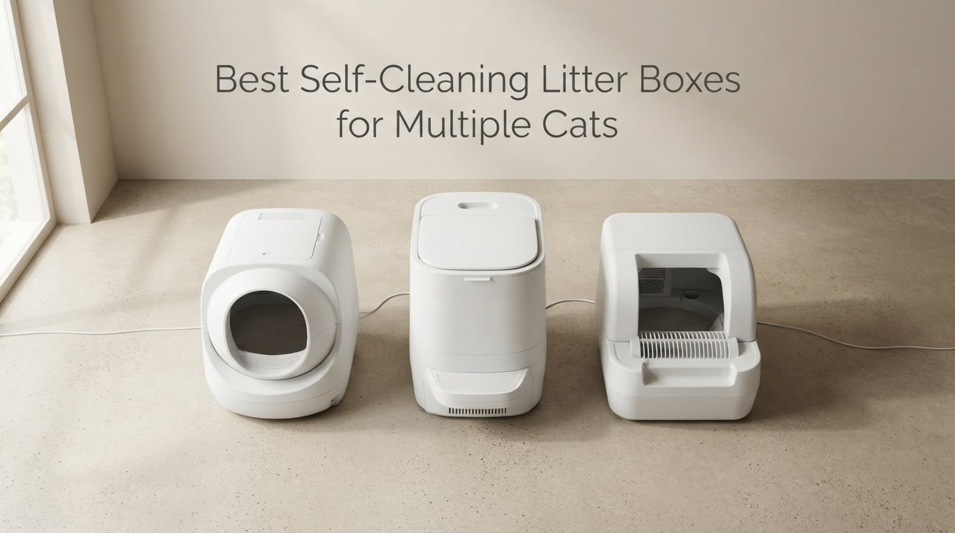 Best Self-Cleaning Litter Boxes for Multiple Cats
