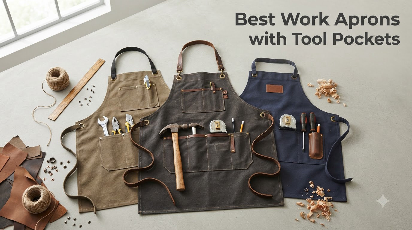 Best Work Aprons with Tool Pockets