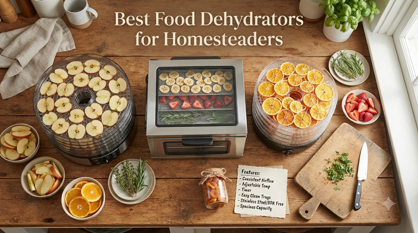 Best Food Dehydrators for Homesteaders