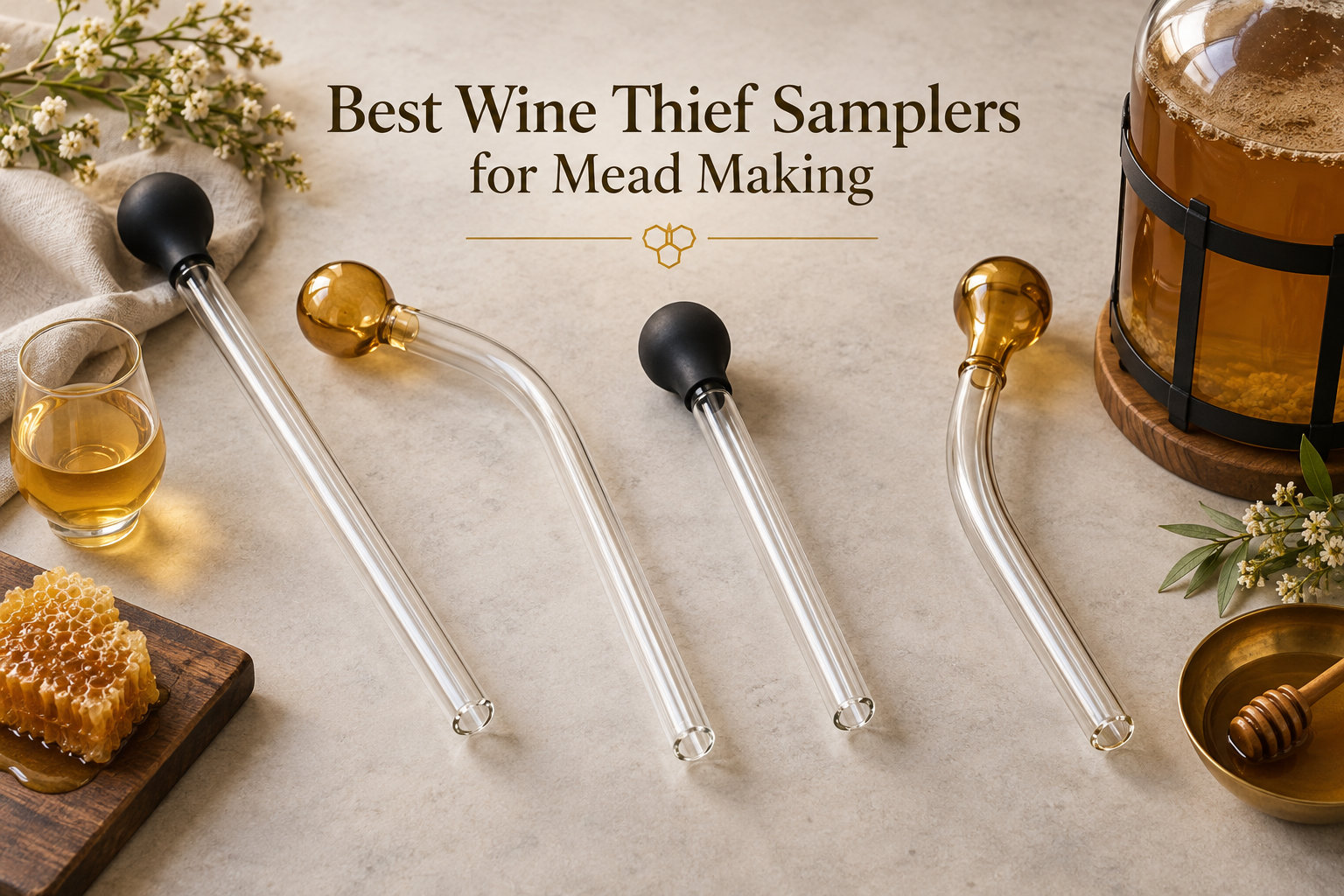 Best Wine Thief Samplers for Mead Making