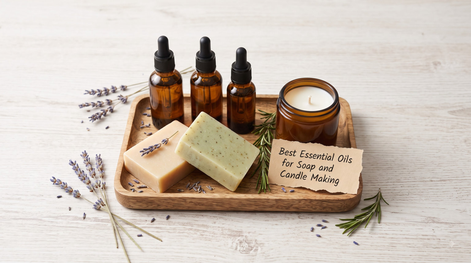 Best Essential Oils for Soap and Candle Making