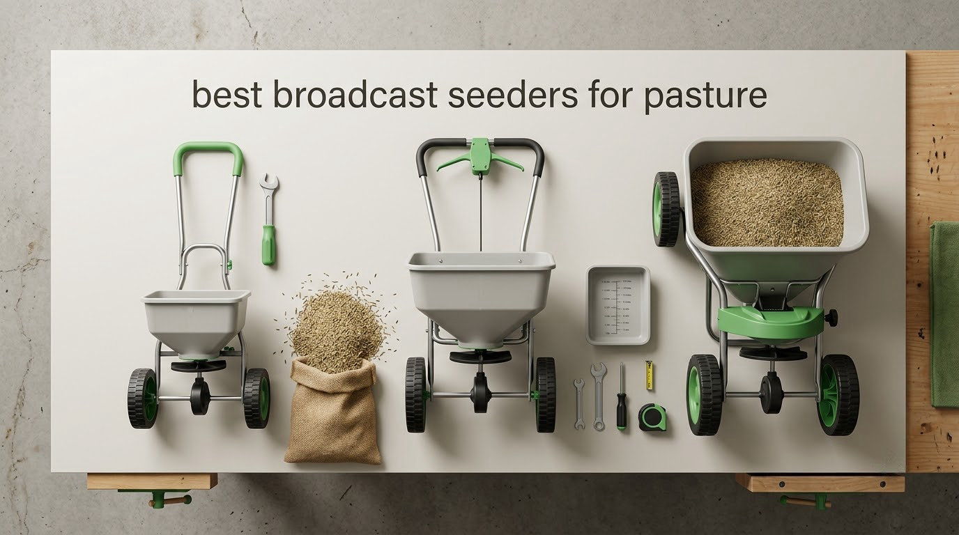 best broadcast seeders for pasture