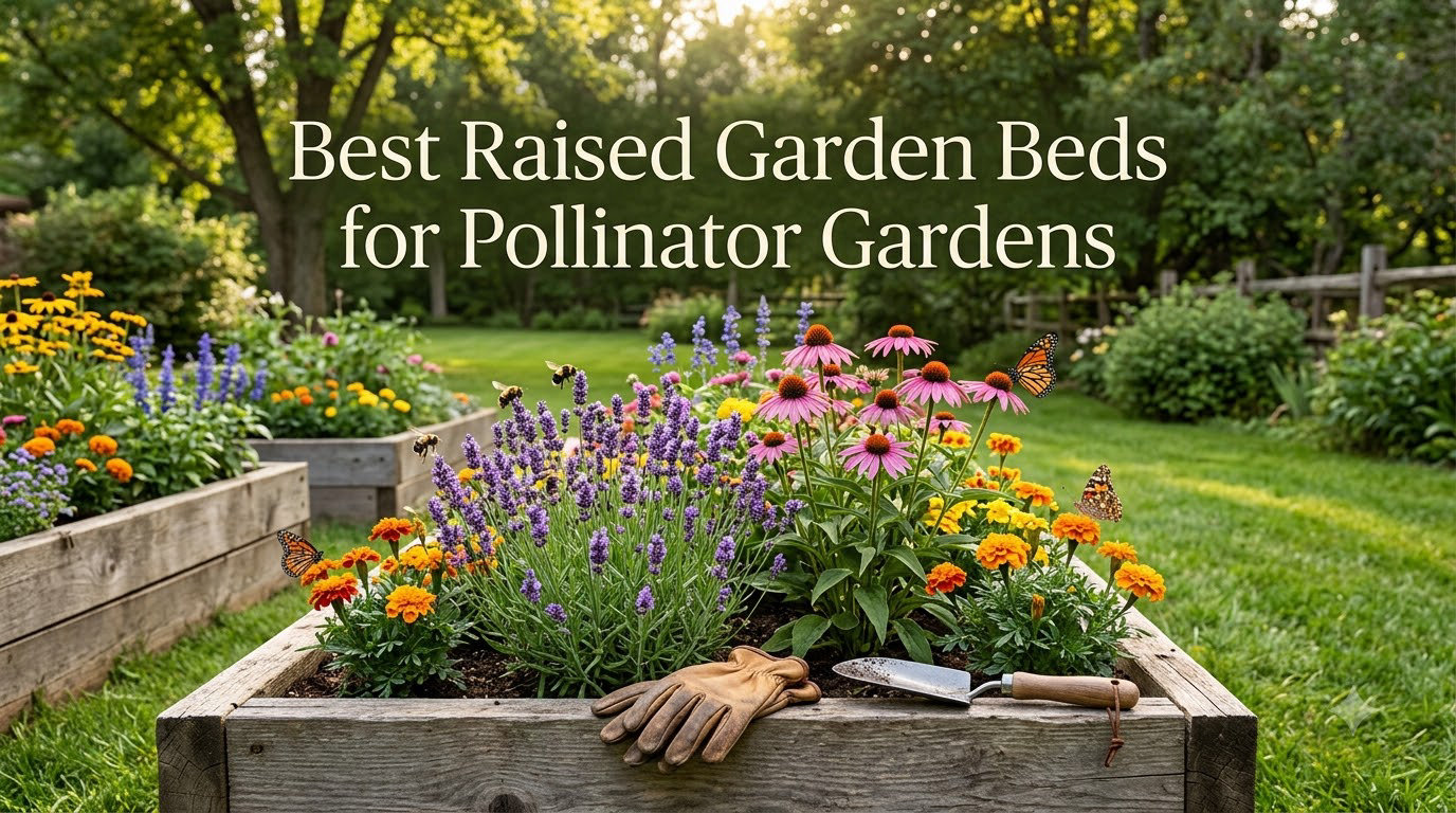Best Raised Garden Beds for Pollinator Gardens